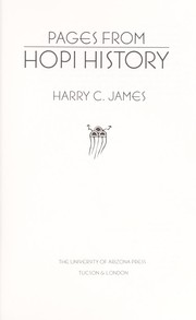PAGES FROM HOPI HISTORY. Cover Image