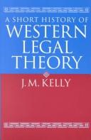 A SHORT HISTORY OF WESTERN LEGAL THEORY. Cover Image