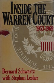 INSIDE THE WARREN COURT 1953-1969. Cover Image