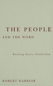 PEOPLE AND THE WORD : READING NATIVE NONFICTION. Cover Image