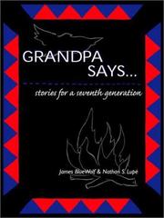 GRANDPA SAYS : STORIES FOR A SEVENTH GENERATION. Cover Image