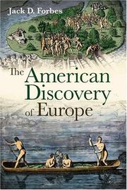The American discovery of Europe  Cover Image