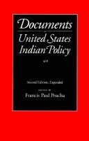 Documents of United States Indian policy  Cover Image