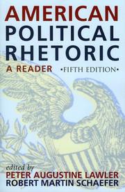 American political rhetoric : a reader  Cover Image