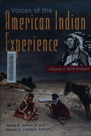 Voices of the American Indian experience  Cover Image
