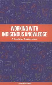 Working with indigenous knowledge : a guide for researchers  Cover Image
