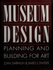 Museum design : planning and building for art  Cover Image