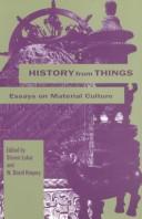 History from things : essays on material culture  Cover Image