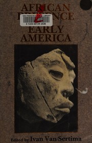 African presence in early America  Cover Image