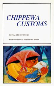 Chippewa customs  Cover Image