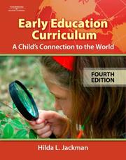 Early education curriculum : a child's connection to the world  Cover Image