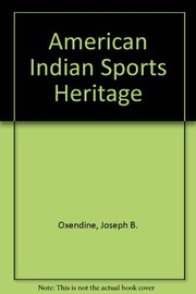 American Indian sports heritage  Cover Image