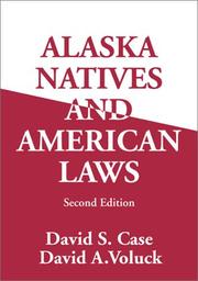 Alaska natives and American laws  Cover Image