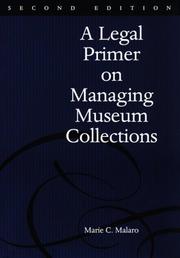 A legal primer on managing museum collections  Cover Image