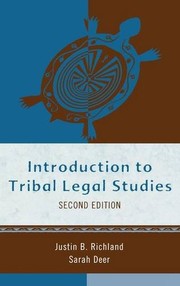 Introduction to tribal legal studies  Cover Image