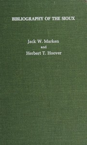 Bibliography of the Sioux  Cover Image