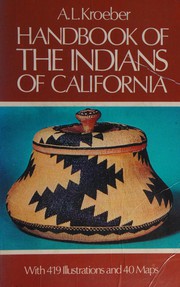 Handbook of the Indians of California  Cover Image