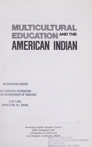 Multicultural education and the American Indian. Cover Image