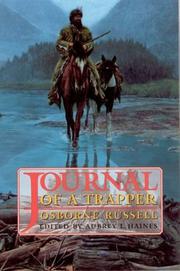 Osborne Russell's Journal of a trapper  Cover Image