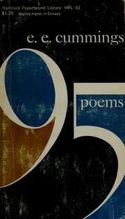 Enlarge cover image for 95 Poems / by e.e. cummings.