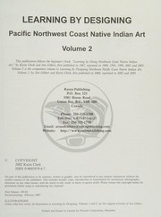 Learning by designing. Volume 2 : Pacific Northwest Coast Native Indian art  Cover Image