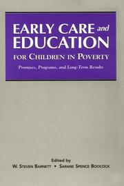 Early care and education for children in poverty : promises, programs, and long-term results  Cover Image