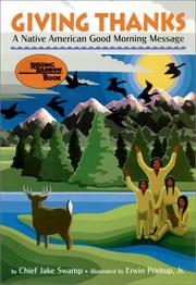 Giving thanks : a Native American good morning message  Cover Image