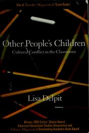 Other people's children : cultural conflict in the classroom  Cover Image