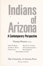 Indians of Arizona : a contemporary perspective  Cover Image
