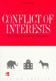 Conflict of interests : the politics of American education  Cover Image