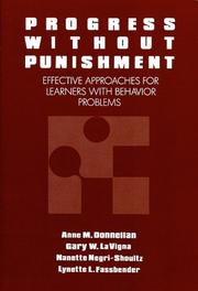 Progress without punishment : effective approaches for learners with behavior problems  Cover Image