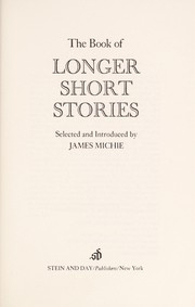 The book of longer short stories  Cover Image