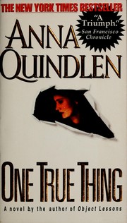 Enlarge cover image for ONE TRUE THING.