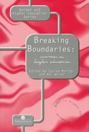 Breaking boundaries : women in higher education  Cover Image