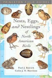 Enlarge cover image for GUIDE TO THE NESTS, EGGS, AND NESTLINGS OF NORTH AMERICAN BIRDS.