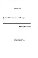 Enlarge cover image for American Indian persistence and resurgence