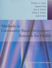 Enlarge cover image for Methods in community-based participatory research for health