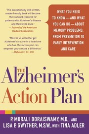 Enlarge cover image for ALZHEIMER'S ACTION PLAN.