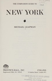 Enlarge cover image for Companion Guide to New York.