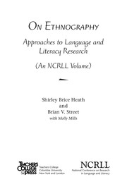 Enlarge cover image for On ethnography : approaches to language and literacy research