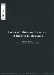 Enlarge cover image for Codes of ethics and practice of interest to museums